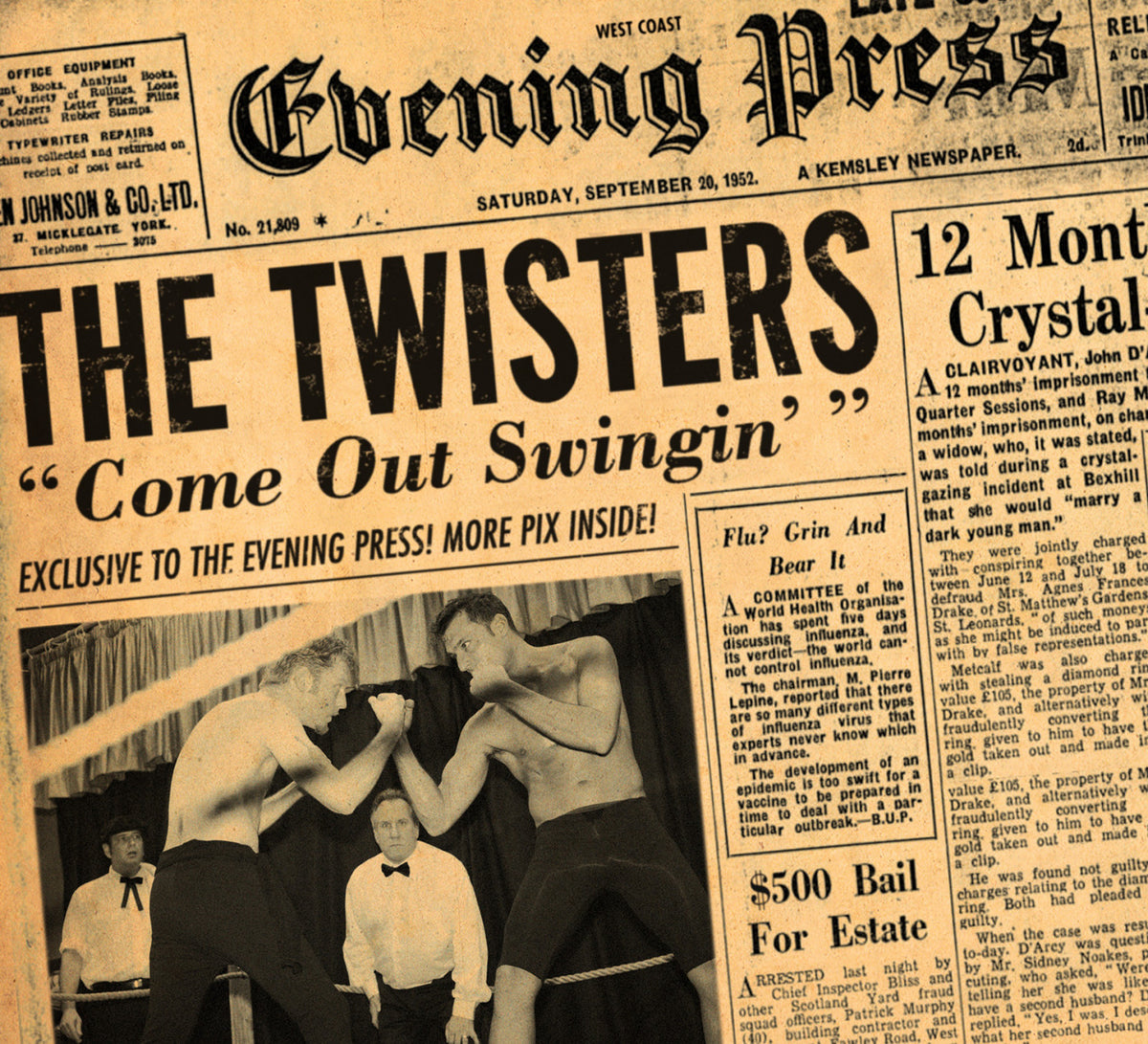 TWISTERS, THE - COME OUT SWINGIN': THE MASTERS OF HOT JUMP SWING BLUES!