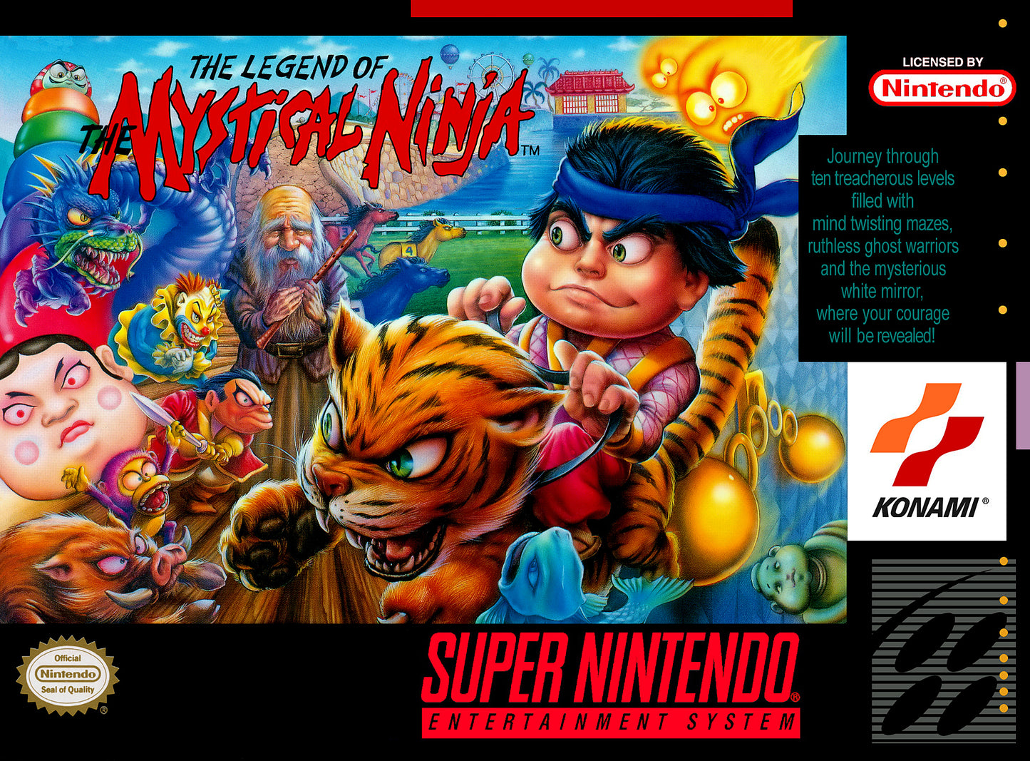 LEGEND OF THE MYSTICAL NINJA - SNES (W/BOX)