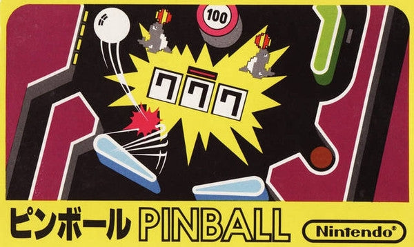 PINBALL - NES (W/BOX & MANUAL)