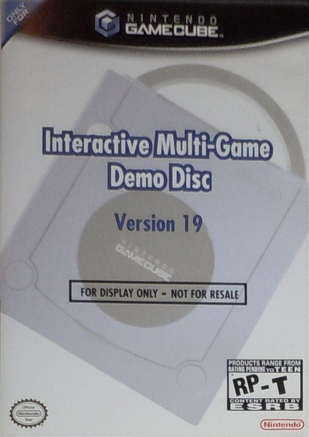 INTERACTIVE MULTI-GAME DEMO DISC #19 - GCB