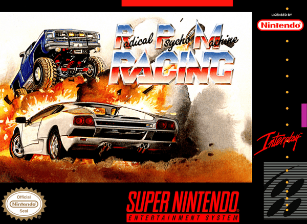 RADICAL PSYCHO MACHINE RPM RACING - SNES (W/BOX & MANUAL)