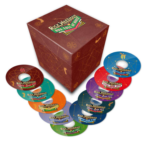 WAKEMAN, RICK - BOX FULL OF BOOTS (10CDS)(BOX SET)