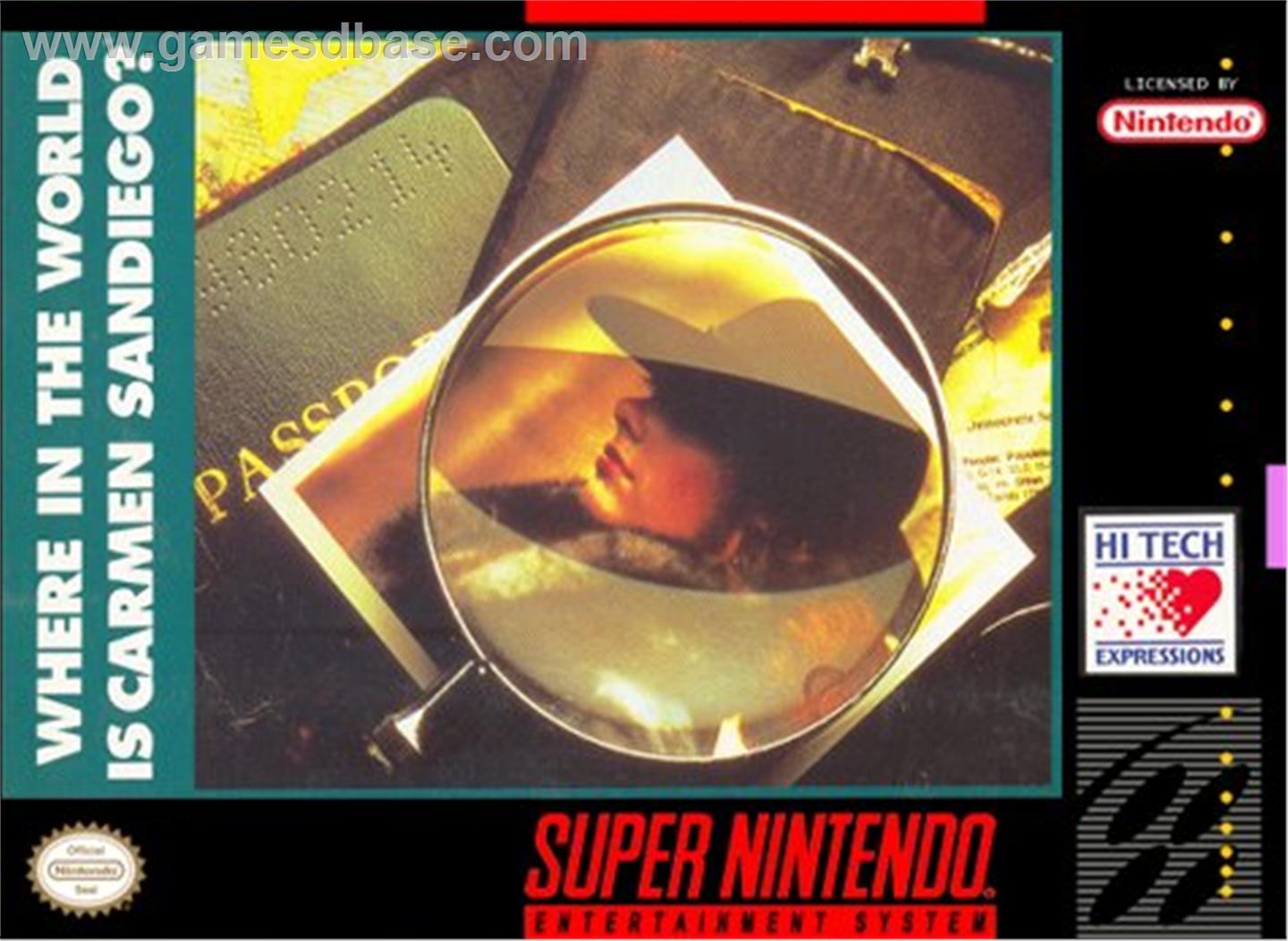 WHERE IN THE WORLD IS CARMEN SANDIEGO - SNES