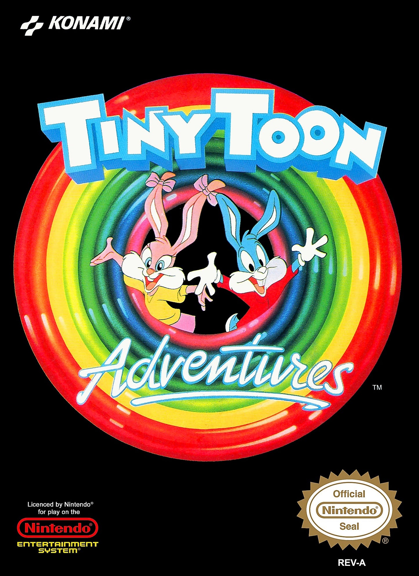 TINY TOON ADVENTURES: CARTOON WORKSHOP - NES (W/BOX & MANUAL)