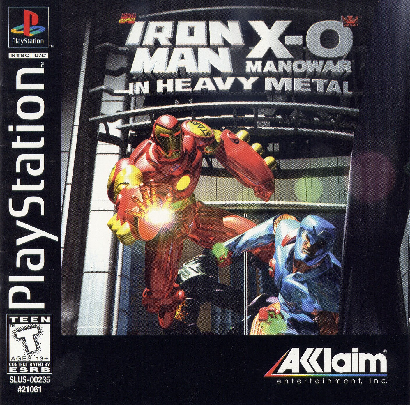 IRON MAN X-O MANOWAR IN HEAVY METAL - PS1