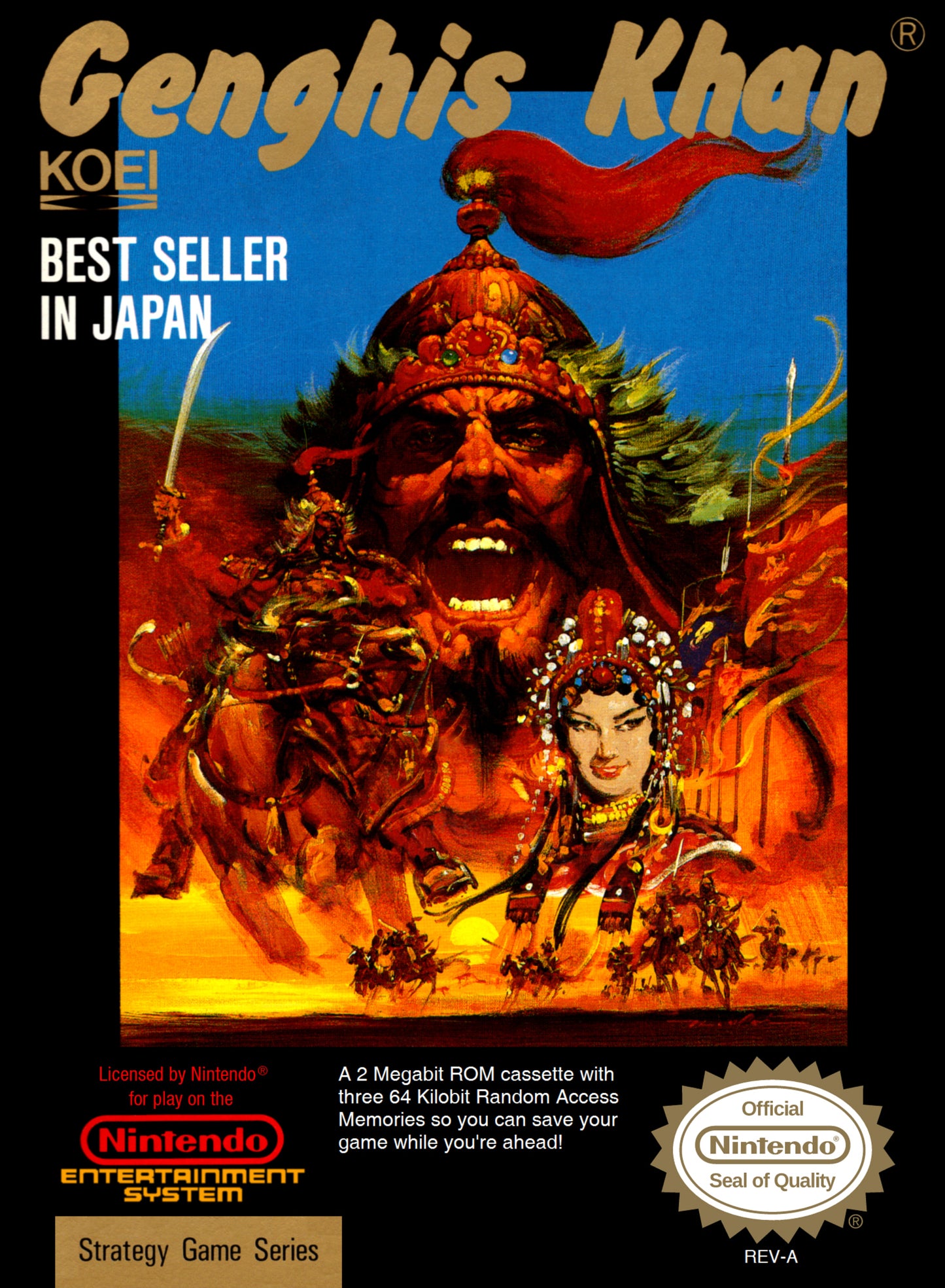 GENGHIS KHAN - NES (W/BOX)