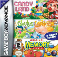 CANDY LAND/CHUTES & LADDERS/MEMORY - GBA