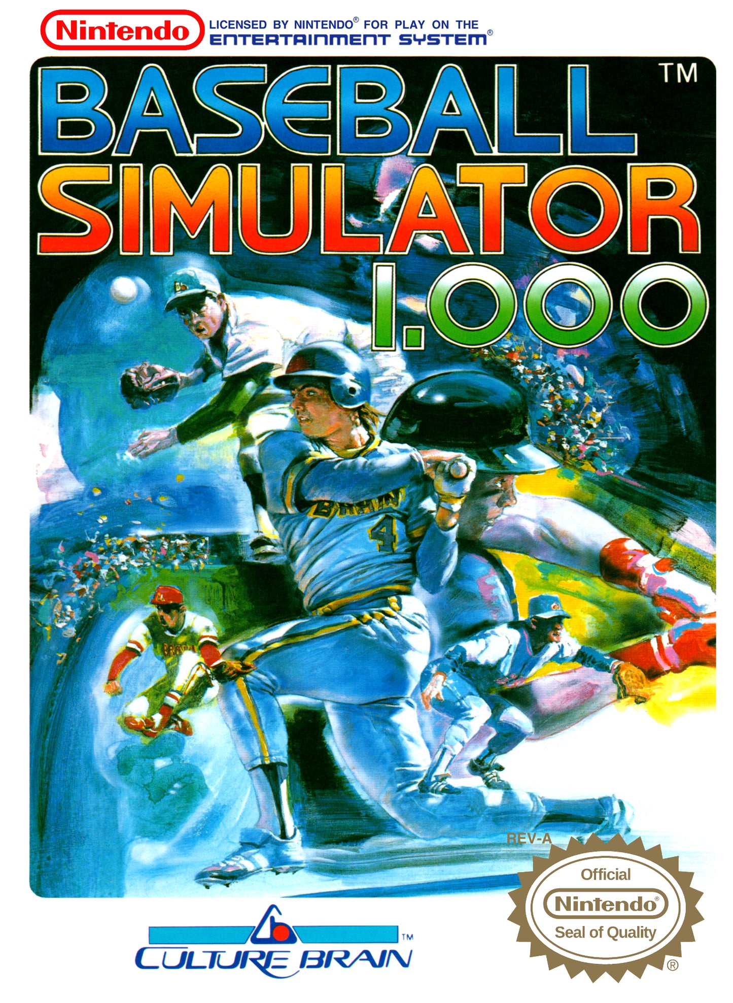 BASEBALL SIMULATOR 1.000 - NES