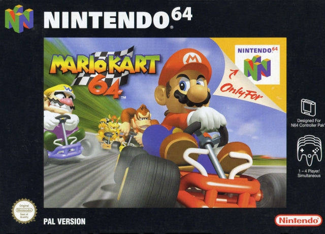 MARIO KART 64 - N64 (W/BOX & MANUAL)