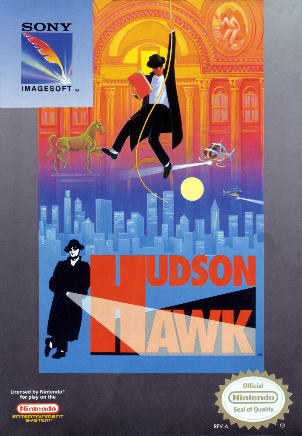 HUDSON HAWK - NES (W/BOX & MANUAL)