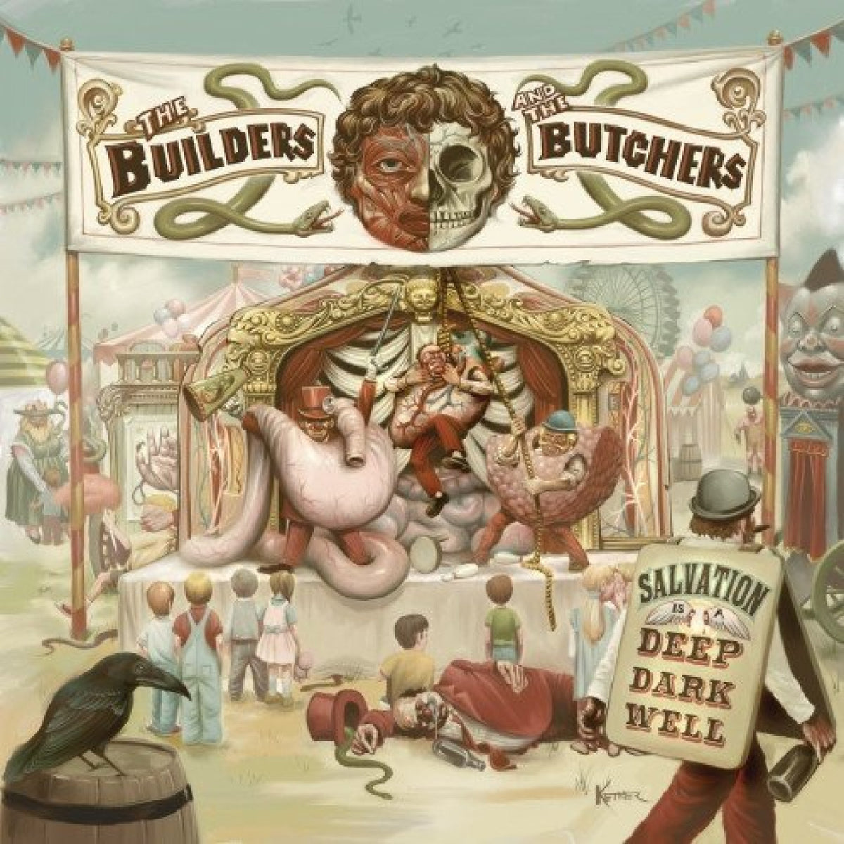 BUILDERS AND THE BUTCHERS, THE - SALVATION IS A DEEP DARK WELL (ICE BLUE VINYL)