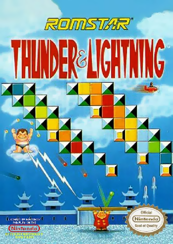 THUNDER & LIGHTNING - NES (W/BOX & MANUAL)