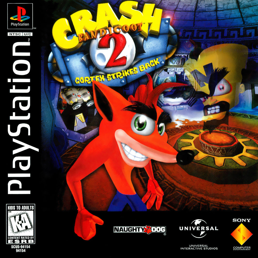 CRASH BANDICOOT 2: CORTEX STRIKES BACK - PS1