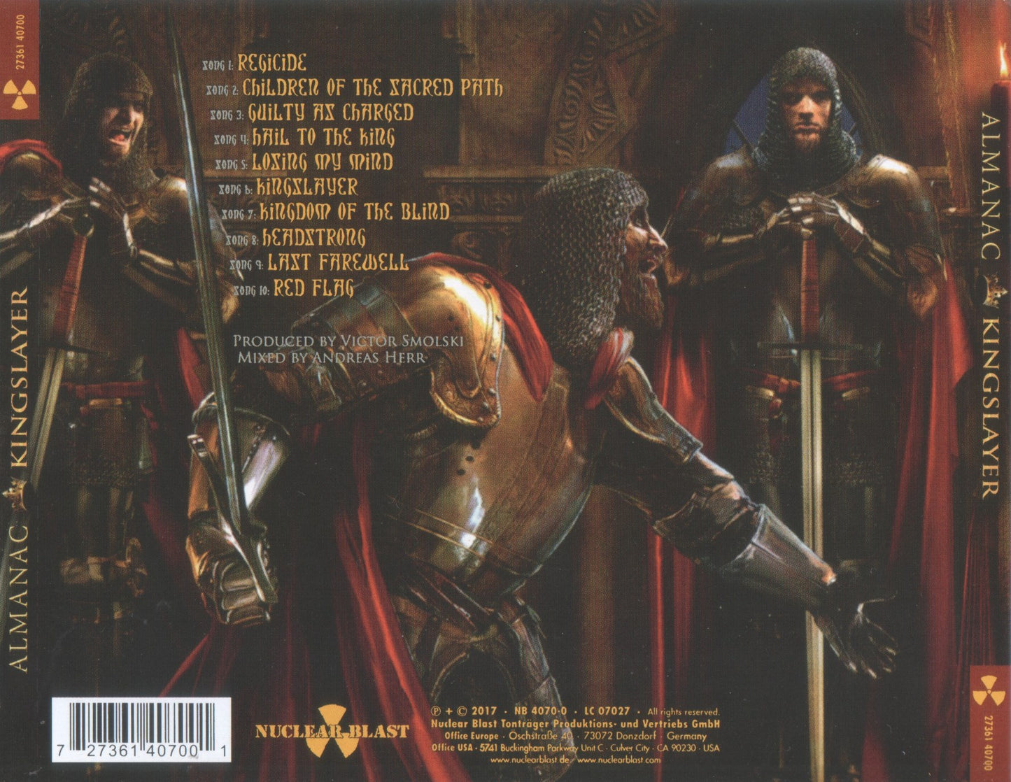 ALMANAC - KINGSLAYER (CD/DVD)