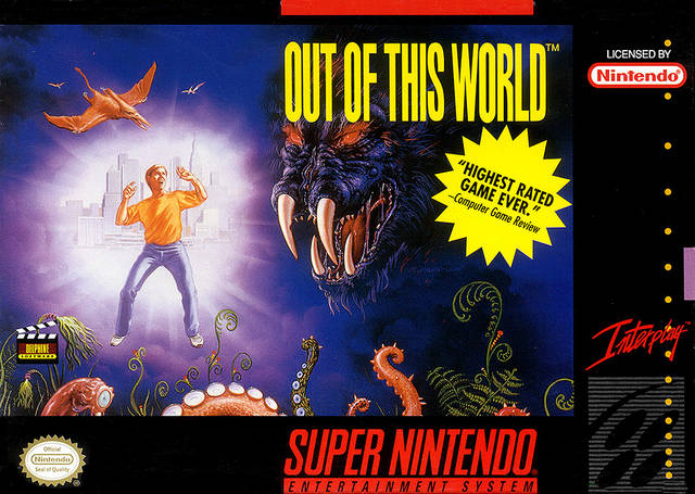 OUT OF THIS WORLD - SNES (W/BOX & MANUAL)