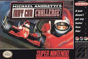 MICHAEL ANDRETTI'S INDY CAR CHALLENGE - SNES (W/BOX & MANUAL)