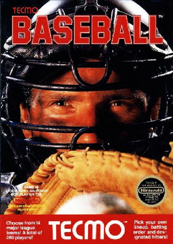 TECMO BASEBALL - NES (W/BOX)
