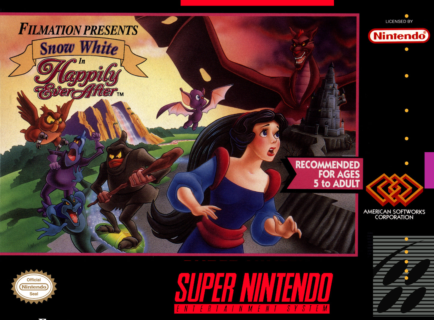 SNOW WHITE IN HAPPILY EVER AFTER - SNES