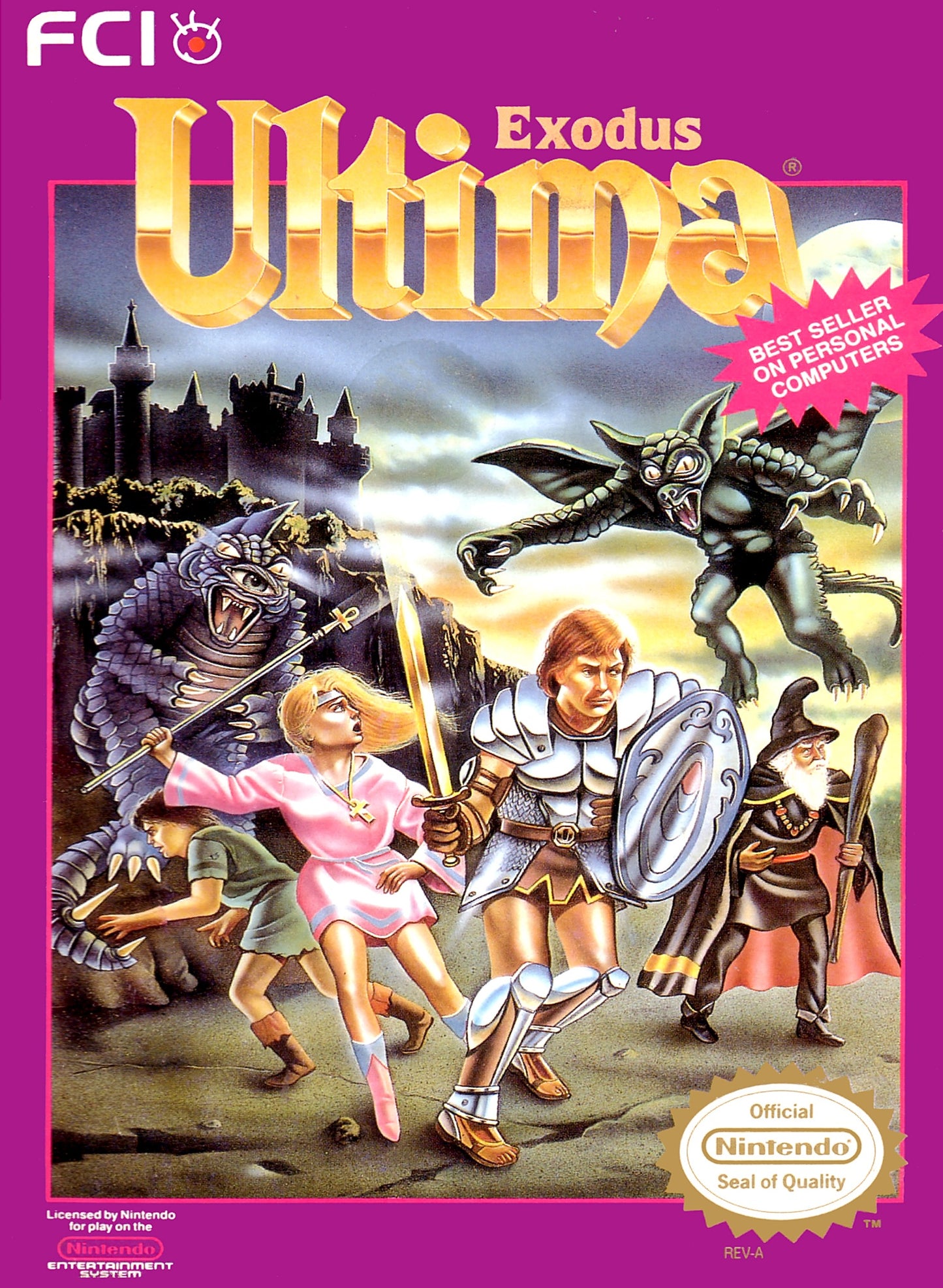 ULTIMA: EXODUS - NES (W/BOX)