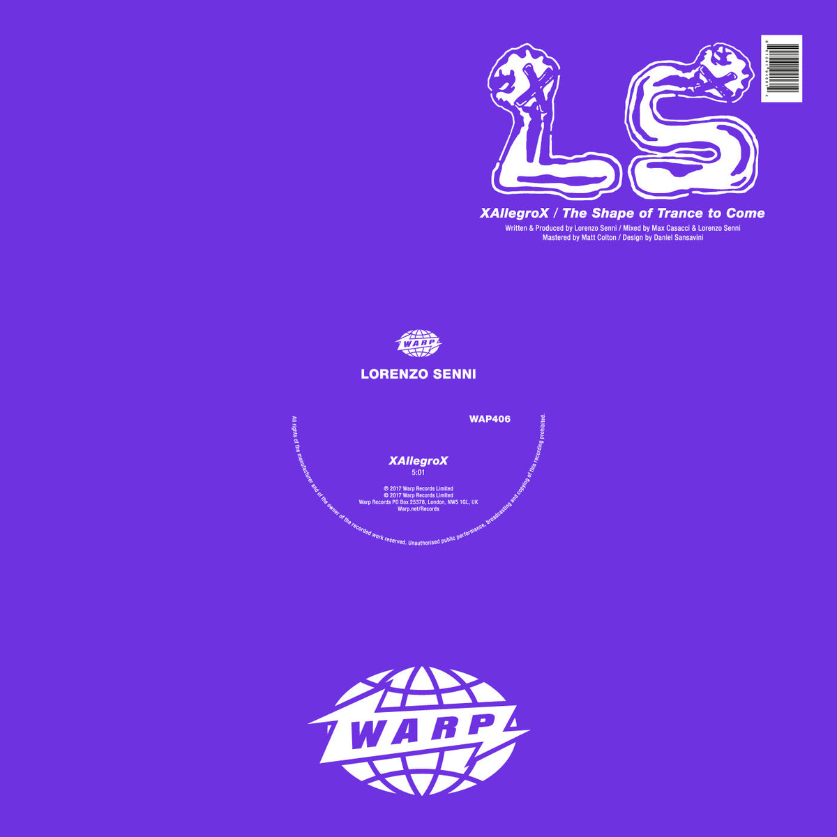 SENNI, LORENZO - XALLEGROX/THE SHAPE OF TRANCE TO COME