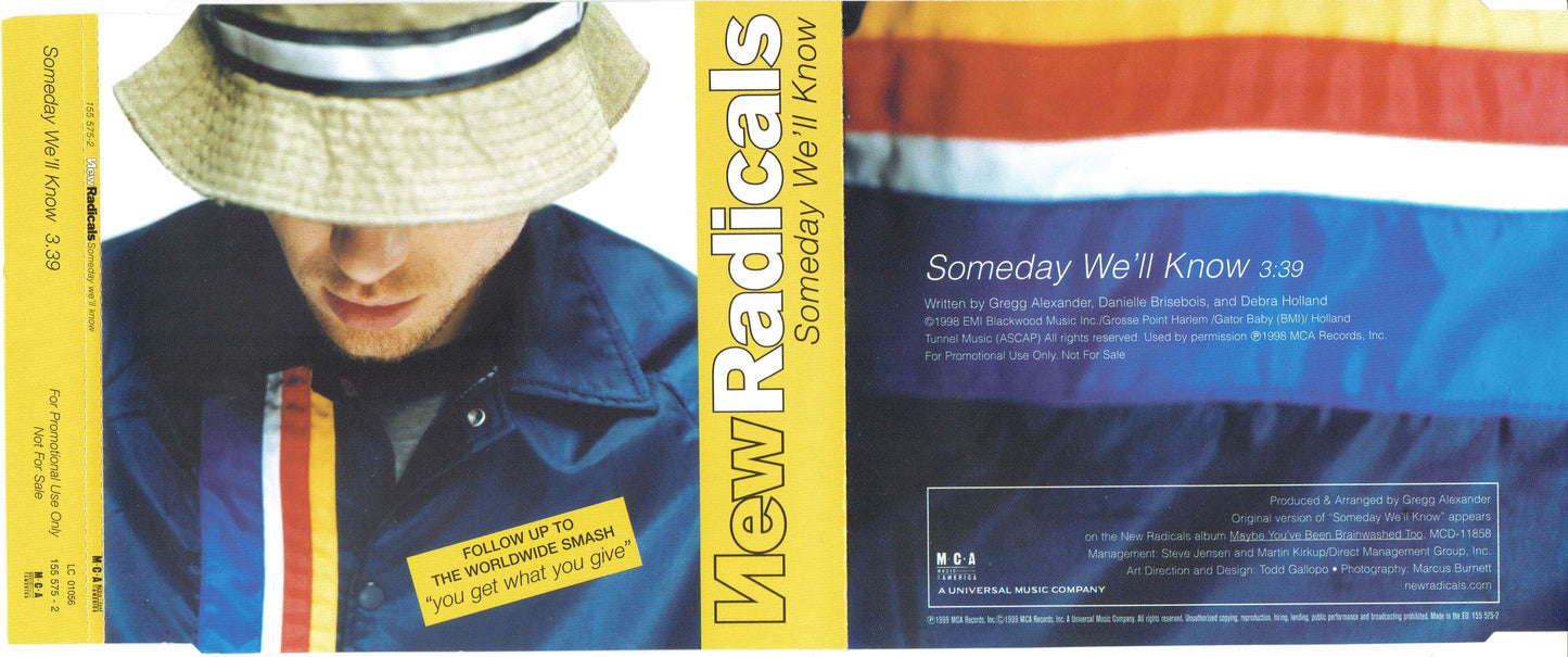 NEW RADICALS - SOMEDAY WE'LL KNOW