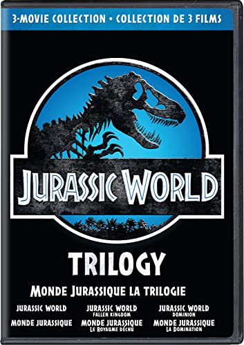 JURASSIC WORLD - DVD-TRILOGY-3-MOVIE COLLECTION