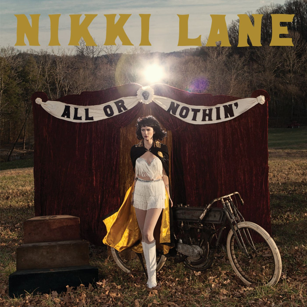 LANE, NIKKI - ALL OR NOTHIN' (METALLIC SILVER & YELLOW SWIRL VINYL)