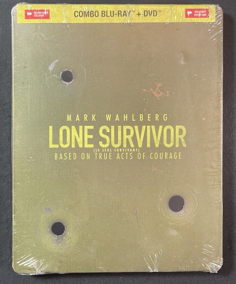 LONE SURVIVOR - BLU-INC. DVD COPY-STEELBOOK