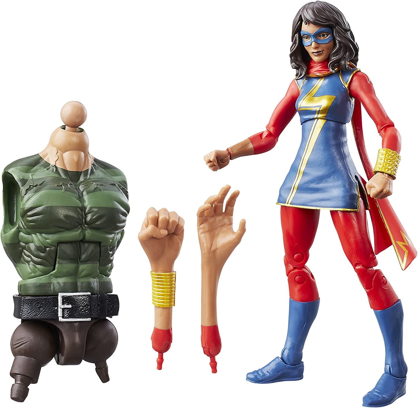 MS. MARVEL - LEGENDS SERIES-BUILD A-SANDMAN