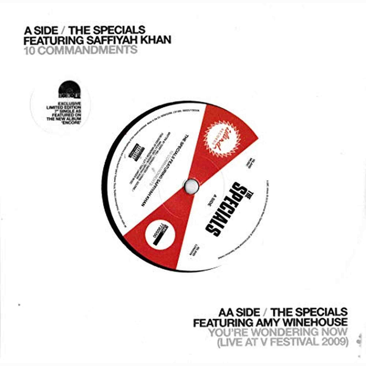 SPECIALS - 10 COMMANDMENTS / YOU'RE WONDERING NOW (FT AMY WINEHOUSE) (10 INCH) (RSD) (VINYL)