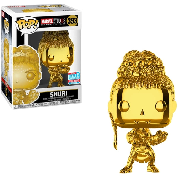 MARVEL STUDIOS: SHURI (GOLD) #393 - FUNKO POP!-2018 FALL CON