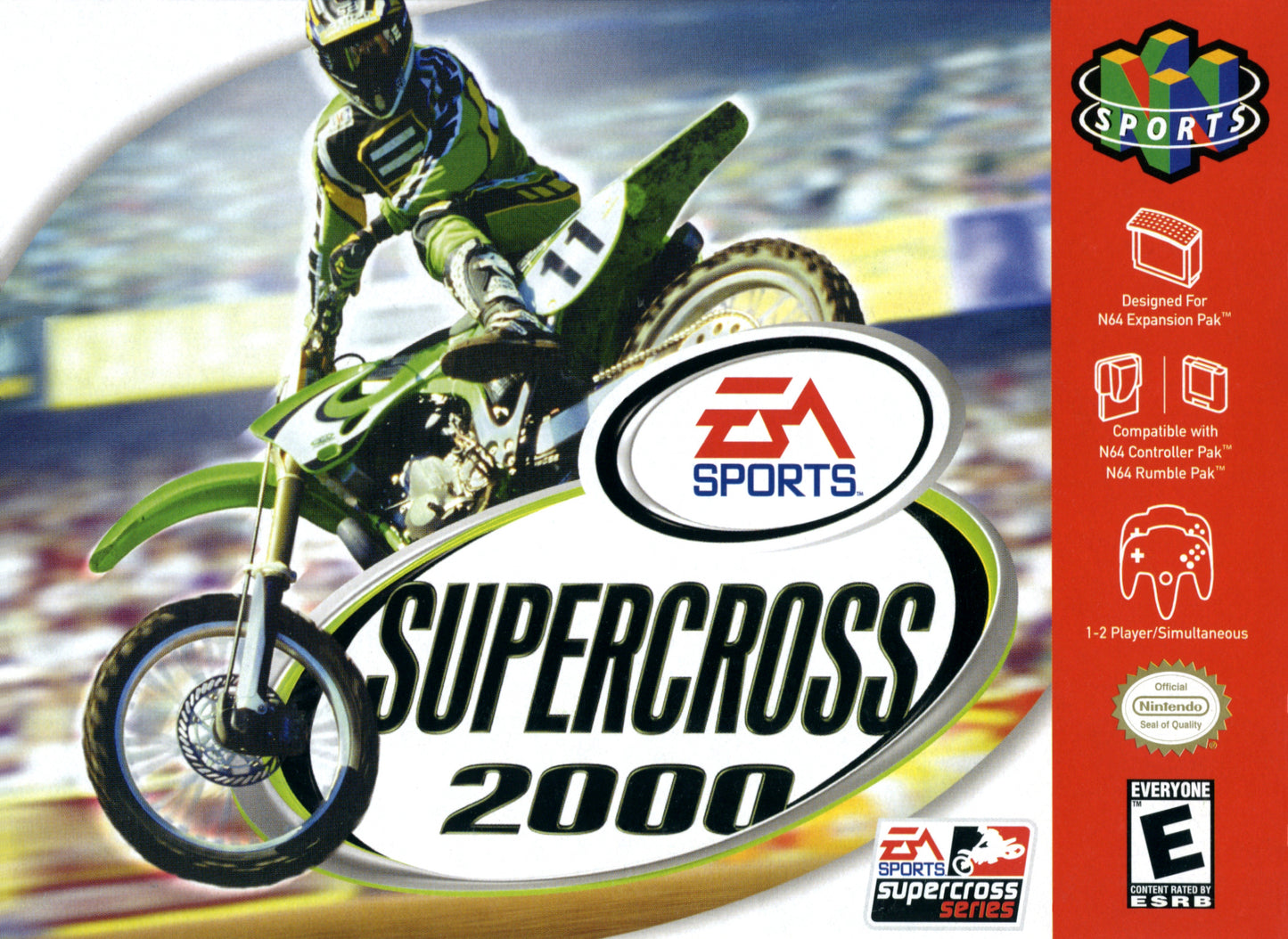 SUPERCROSS 2000  - N64 (W/BOX)