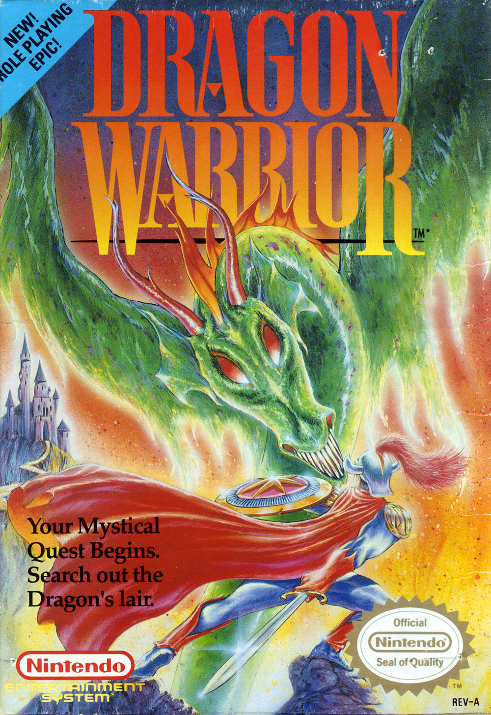 DRAGON WARRIOR  - NES (W/BOX)