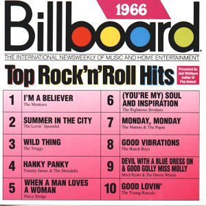 VARIOUS - BILLBOARD TOP ROCK  N' ROLL HITS: 1966
