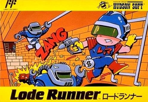 LODE RUNNER  - NES (W/BOX & MANUAL)