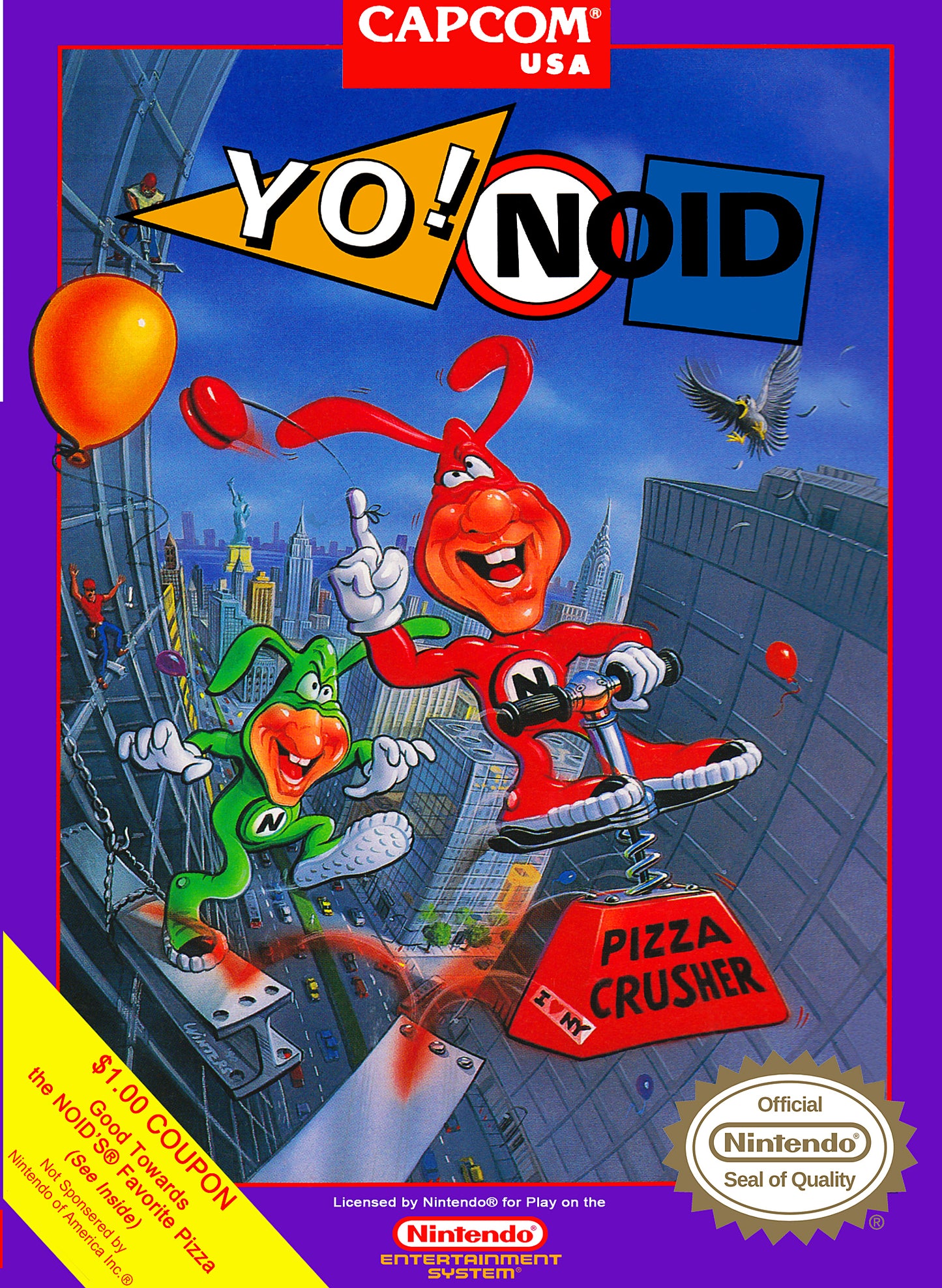 YO NOID  - NES (W/BOX & MANUAL)