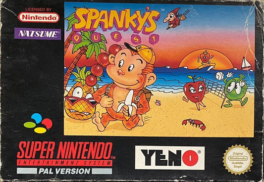 SPANKY'S QUEST  - SNES (W/BOX & MANUAL)