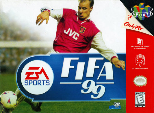 FIFA 99  - N64 (W/BOX & MANUAL)