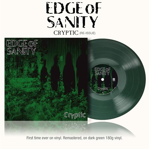 EDGE OF SANITY - CRYPTIC (RE-ISSUE) (DARK GREEN VINYL)