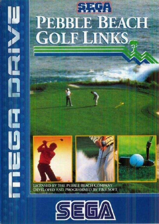 PEBBLE BEACH GOLF LINKS  - SNES (W/BOX & MANUAL)