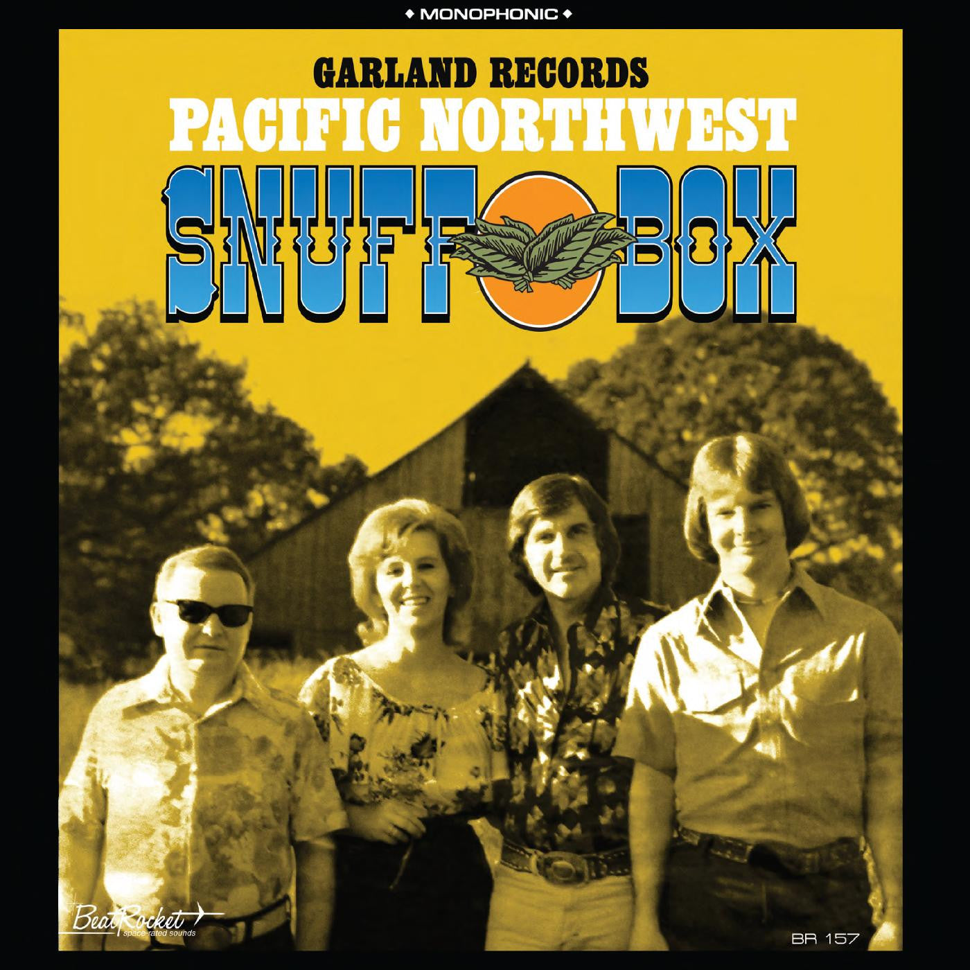 GARLAND RECORDS - PACIFIC NORTHWEST SNUFF BOX (GOLD VINYL)