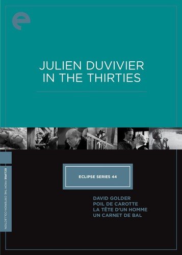 JULIEN DUVIVER IN THE THIRTIES  - DVD-ECLIPSE SERIES 44 (CRITERION)     )