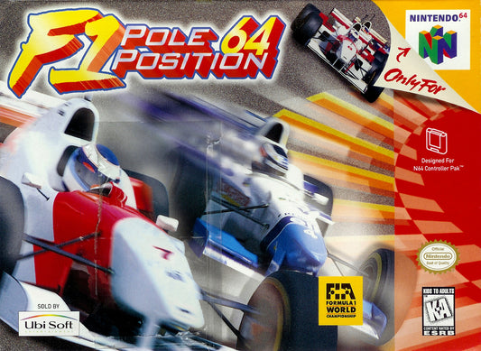 F1 POLE POSITION 64  - N64 (W/BOX & MANUAL)