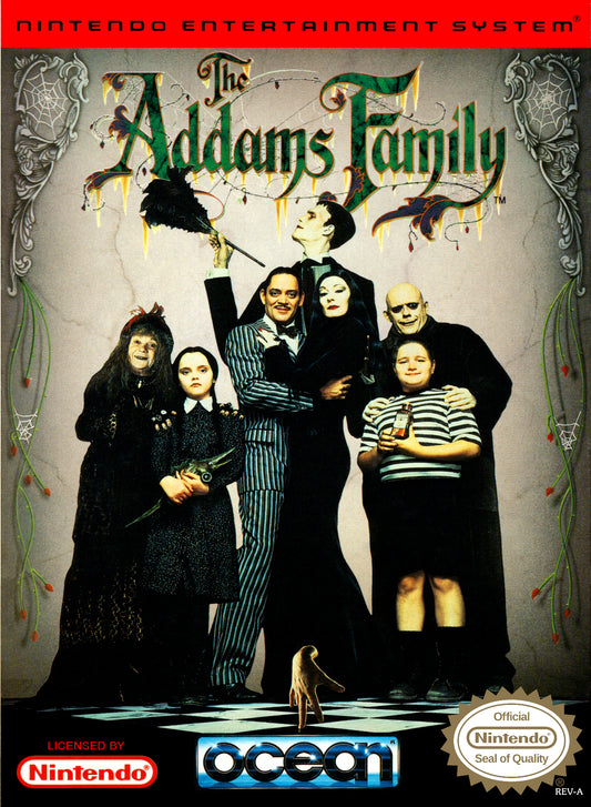 ADDAMS FAMILY  - NES (W/BOX & MANUAL)