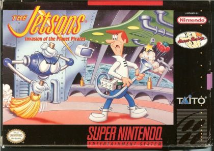 JETSONS: INVASION OF THE PLANET PIRATES  - SNES (W/BOX)