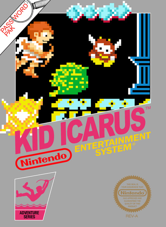 KID ICARUS  - NES (W/BOX & MANUAL)