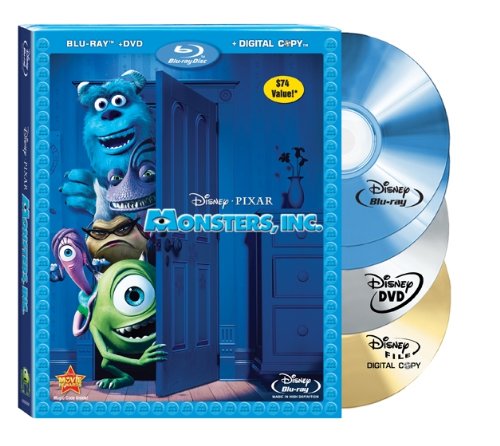 MONSTERS INC. (FOUR-DISC BLU-RAY/DVD COMBO + DIGITAL COPY) (BILINGUAL)