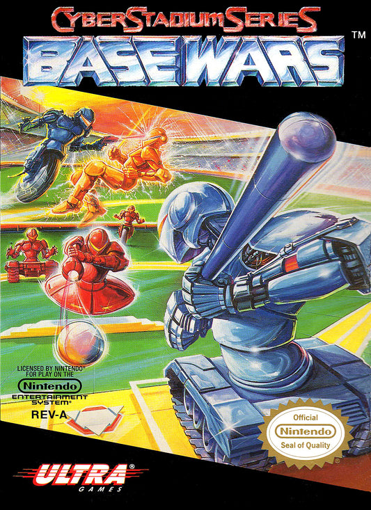 BASE WARS  - NES (W/BOX & MANUAL)