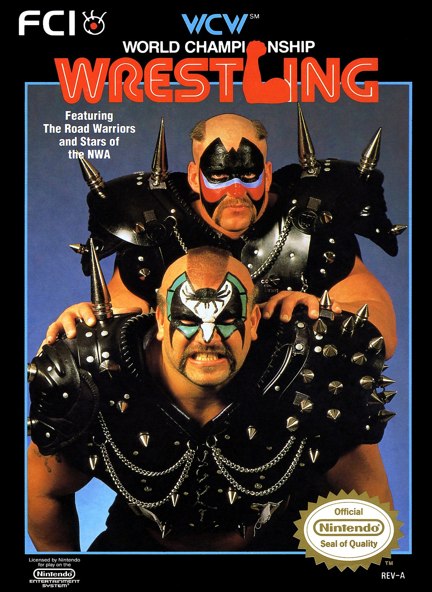 WCW WORLD CHAMPIONSHIP WRESTLING  - NES