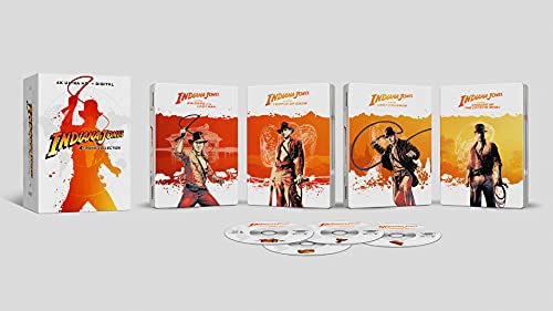 INDIANA JONES 4-MOVIE COLLECTION [STEELBOOK] [BLU-RAY]